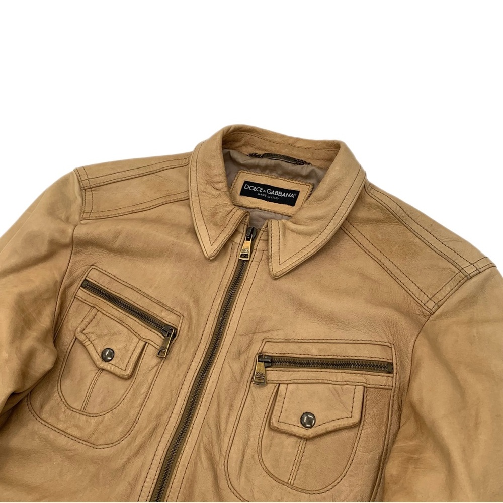 Dolce&Gabbana Leather Jacket - Picture 2 of 8